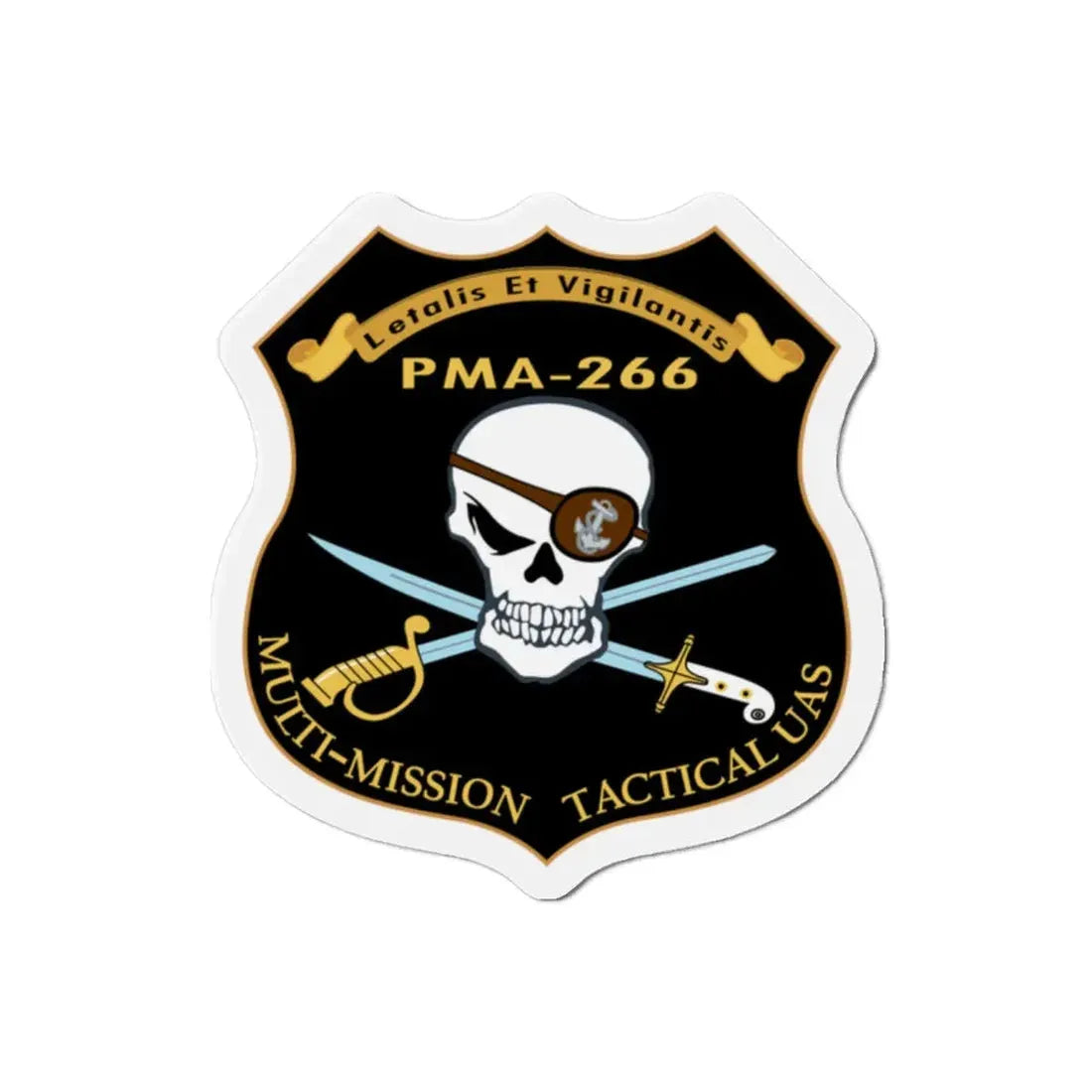 PMA 266 NAVAIR Multi Mission Tactical Unmanned Aerial Systems UAS (U.S. Navy) Refrigerator Magnet - The Sticker Space