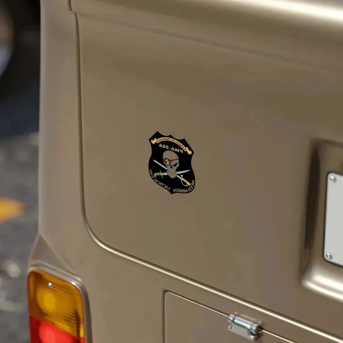 PMA 266 NAVAIR Multi Mission Tactical Unmanned Aerial Systems UAS (U.S. Navy) REVERSE PRINT Transparent Die-Cut STICKER - The Sticker Space