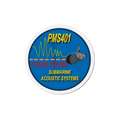 PMS401 Submarine Acoustic Systems (U.S. Navy) Die-Cut Magnet-5" x 5"-The Sticker Space