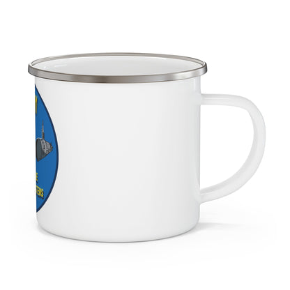 PMS401 Submarine Acoustic Systems (U.S. Navy) Enamel Mug 12oz-12oz-The Sticker Space