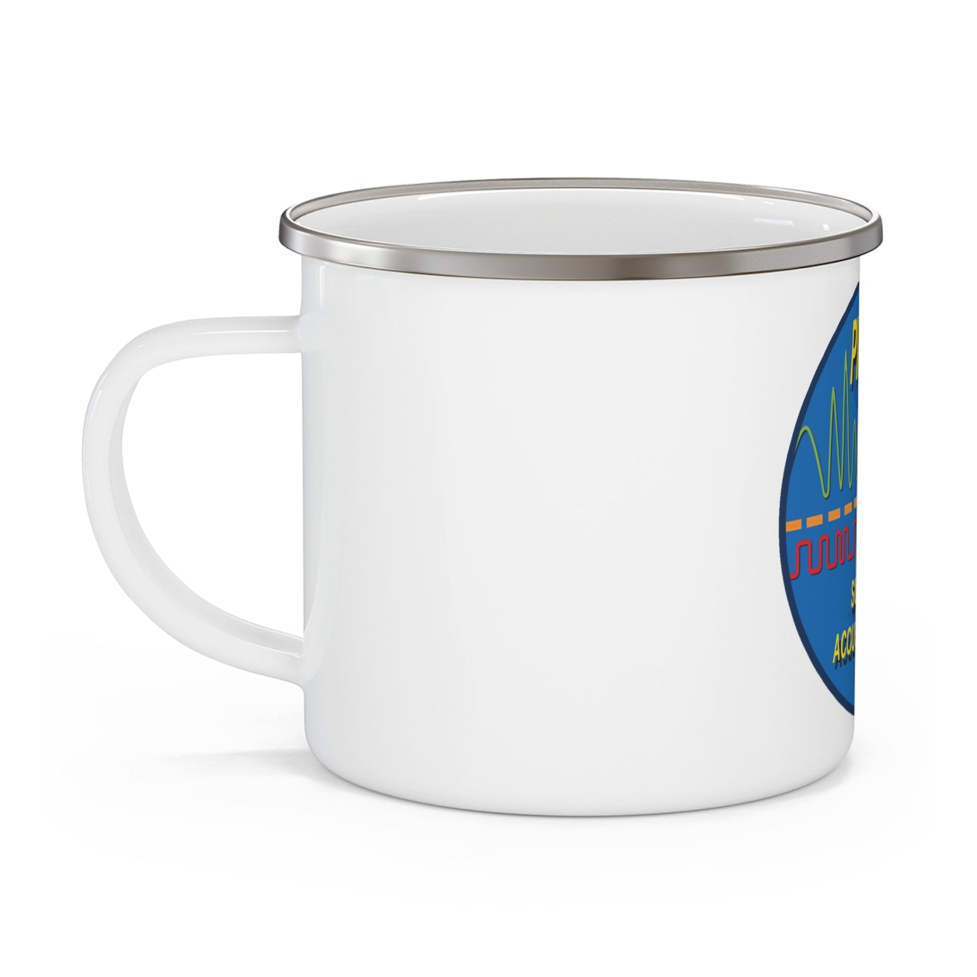 PMS401 Submarine Acoustic Systems (U.S. Navy) Enamel Mug 12oz-12oz-The Sticker Space