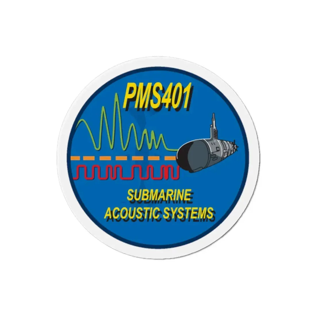 PMS401 Submarine Acoustic Systems (U.S. Navy) Refrigerator Magnet - The Sticker Space