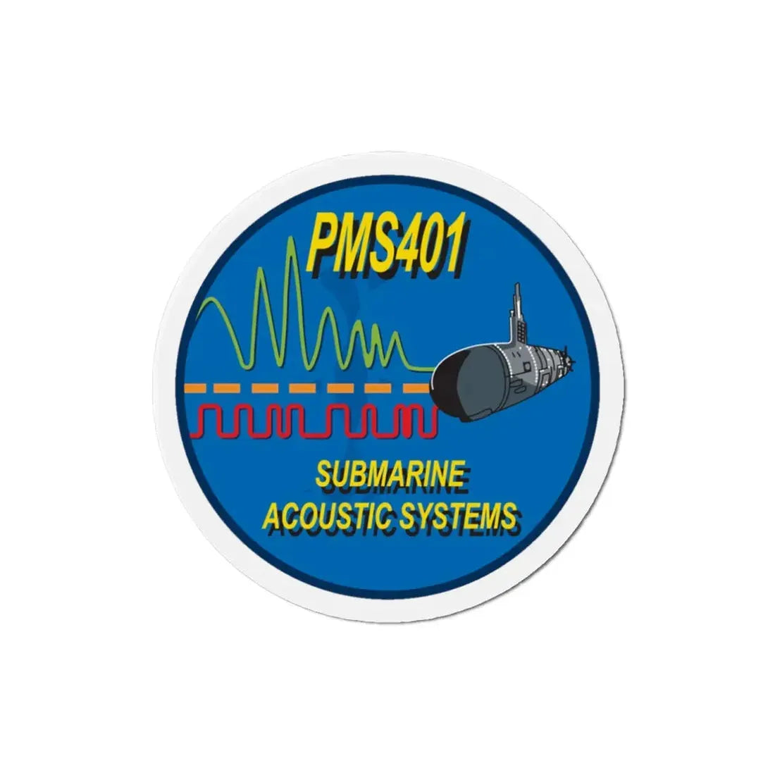 PMS401 Submarine Acoustic Systems (U.S. Navy) Refrigerator Magnet - The Sticker Space