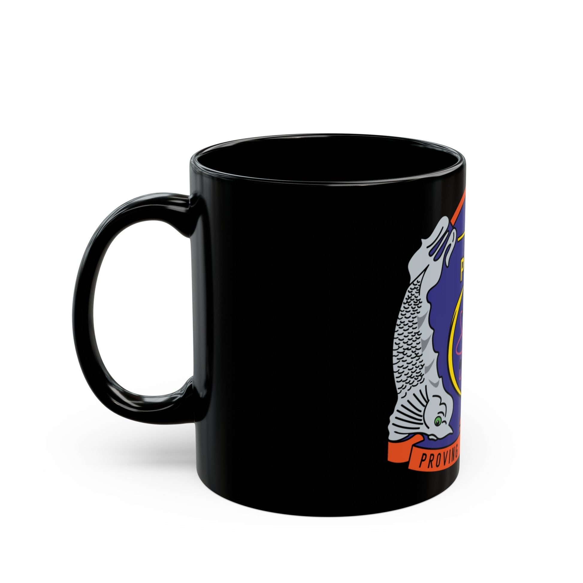 PMT NLON Performance Monitoring Team (U.S. Navy) Black Coffee Mug-The Sticker Space