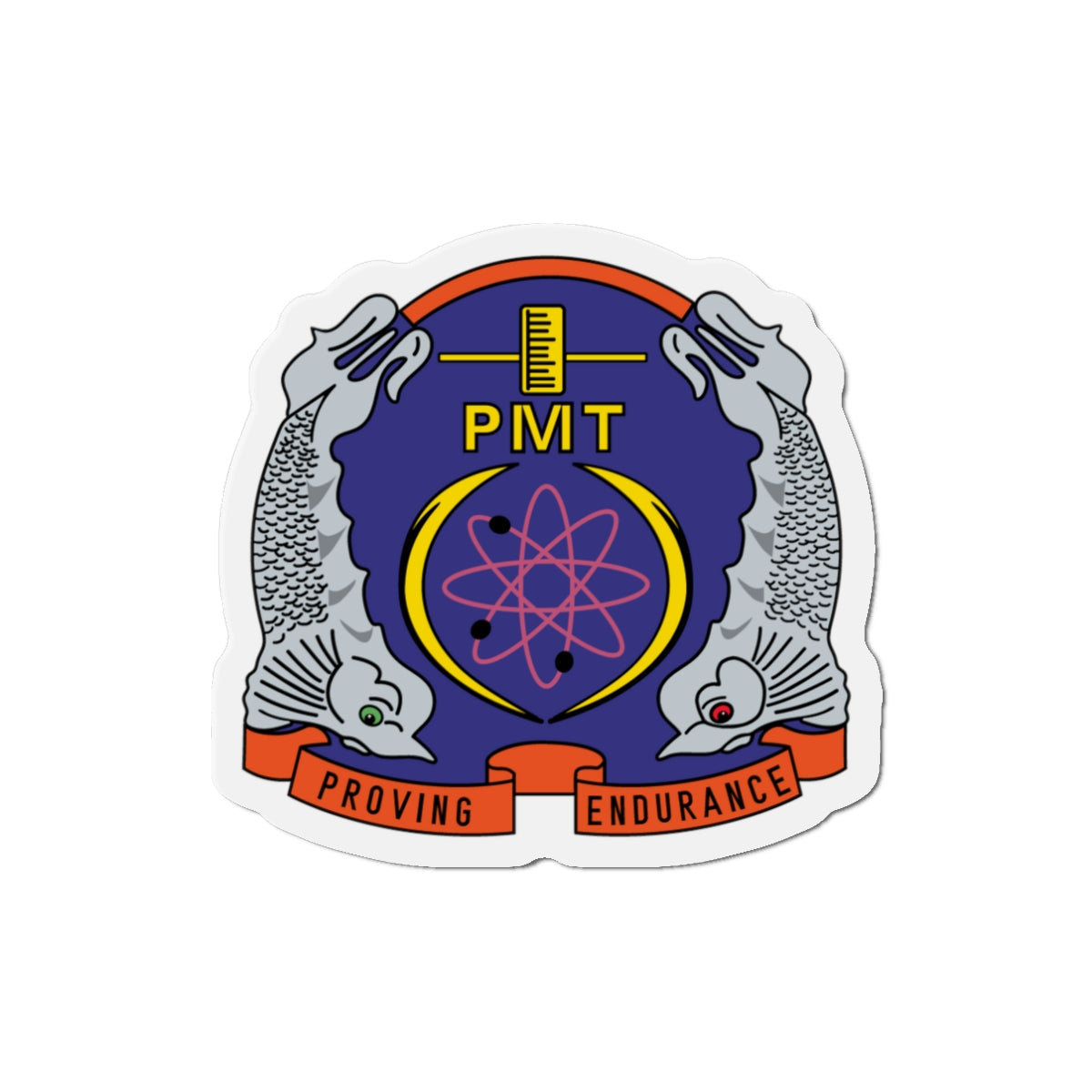 PMT NLON Performance Monitoring Team (U.S. Navy) Die-Cut Magnet-3" x 3"-The Sticker Space