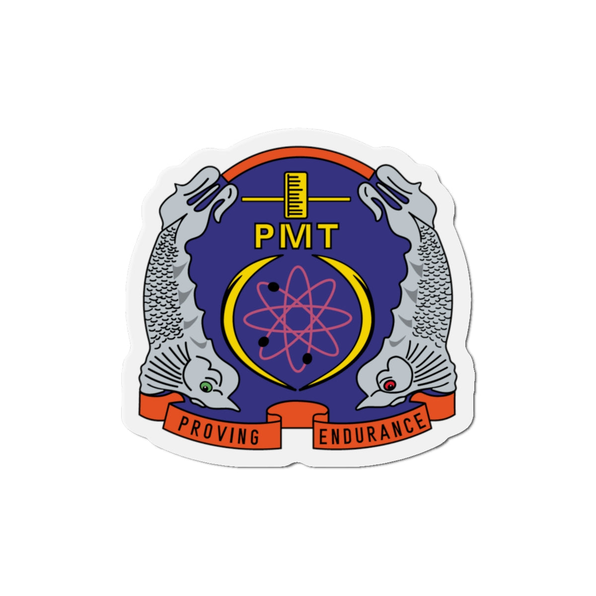 PMT NLON Performance Monitoring Team (U.S. Navy) Die-Cut Magnet-5" x 5"-The Sticker Space