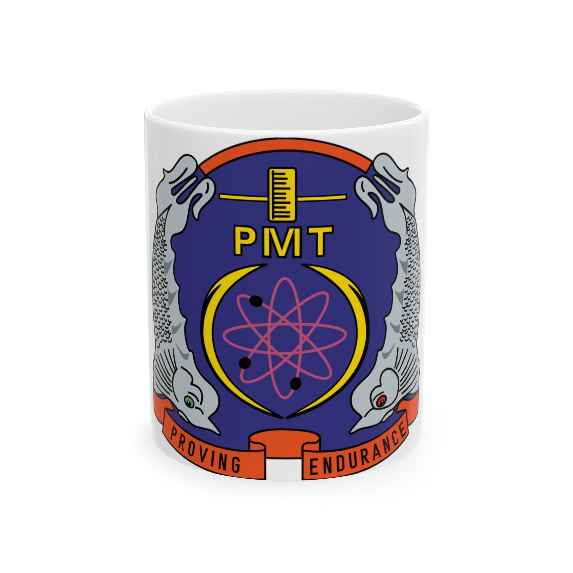 PMT NLON Performance Monitoring Team (U.S. Navy) White Coffee Mug-11oz-The Sticker Space