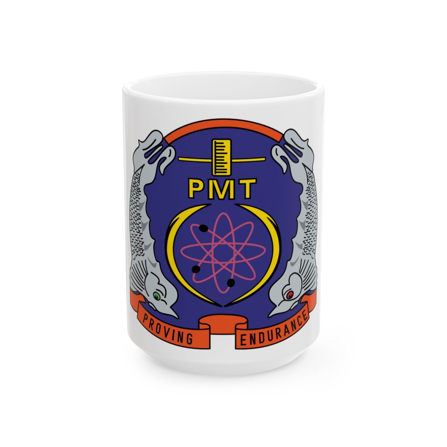 PMT NLON Performance Monitoring Team (U.S. Navy) White Coffee Mug-15oz-The Sticker Space