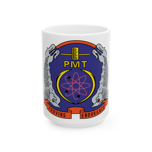 PMT NLON Performance Monitoring Team (U.S. Navy) White Coffee Mug-15oz-The Sticker Space