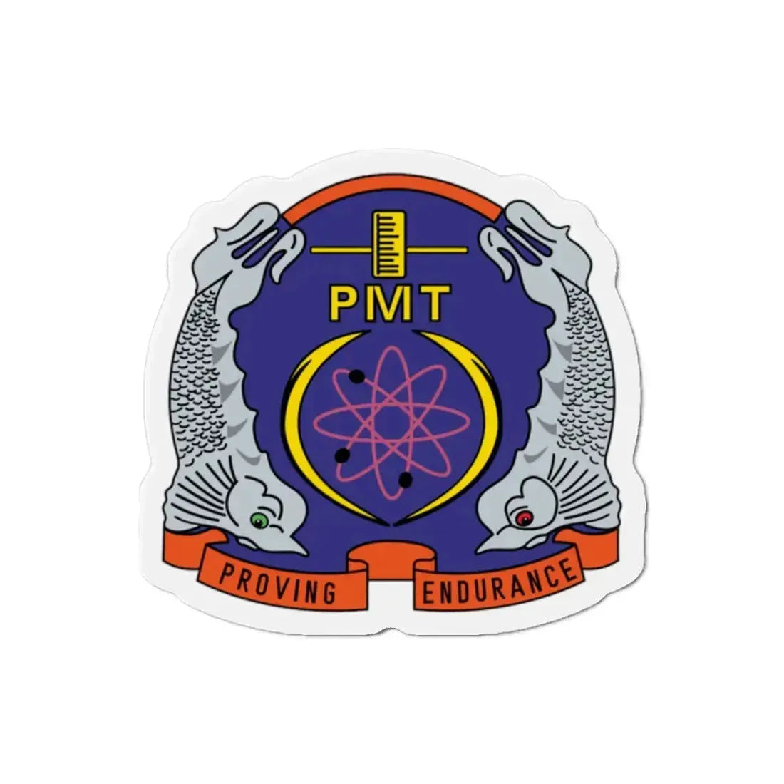 PMT NLON Performance Monitoring Team (U.S. Navy) Refrigerator Magnet 2 Inch - The Sticker Space