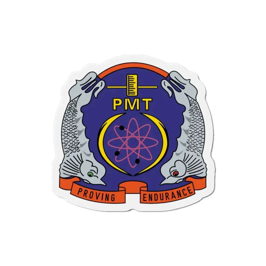 PMT NLON Performance Monitoring Team (U.S. Navy) Refrigerator Magnet 3 Inch - The Sticker Space