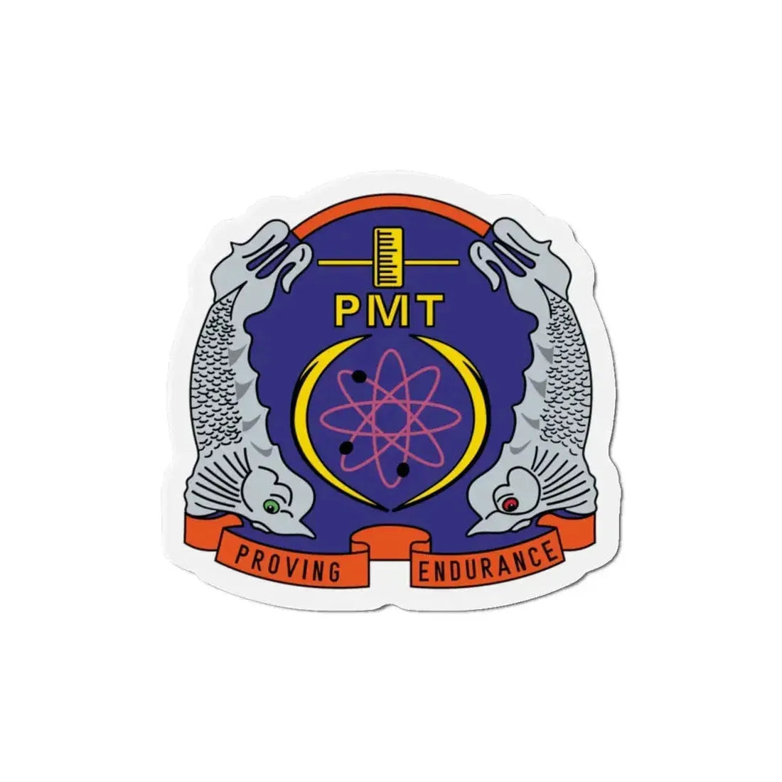 PMT NLON Performance Monitoring Team (U.S. Navy) Refrigerator Magnet 6 Inch - The Sticker Space