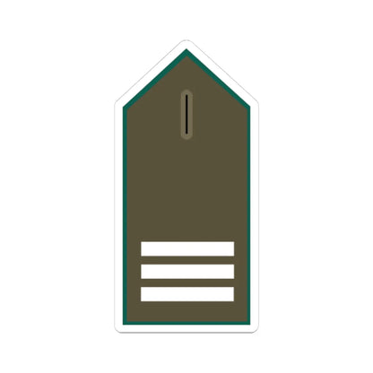 PNI.6.CARAB.BLUSON.SOF (Chile) (Military Rank) STICKER Vinyl Kiss-Cut Decal 4 Inch White - The Sticker Space