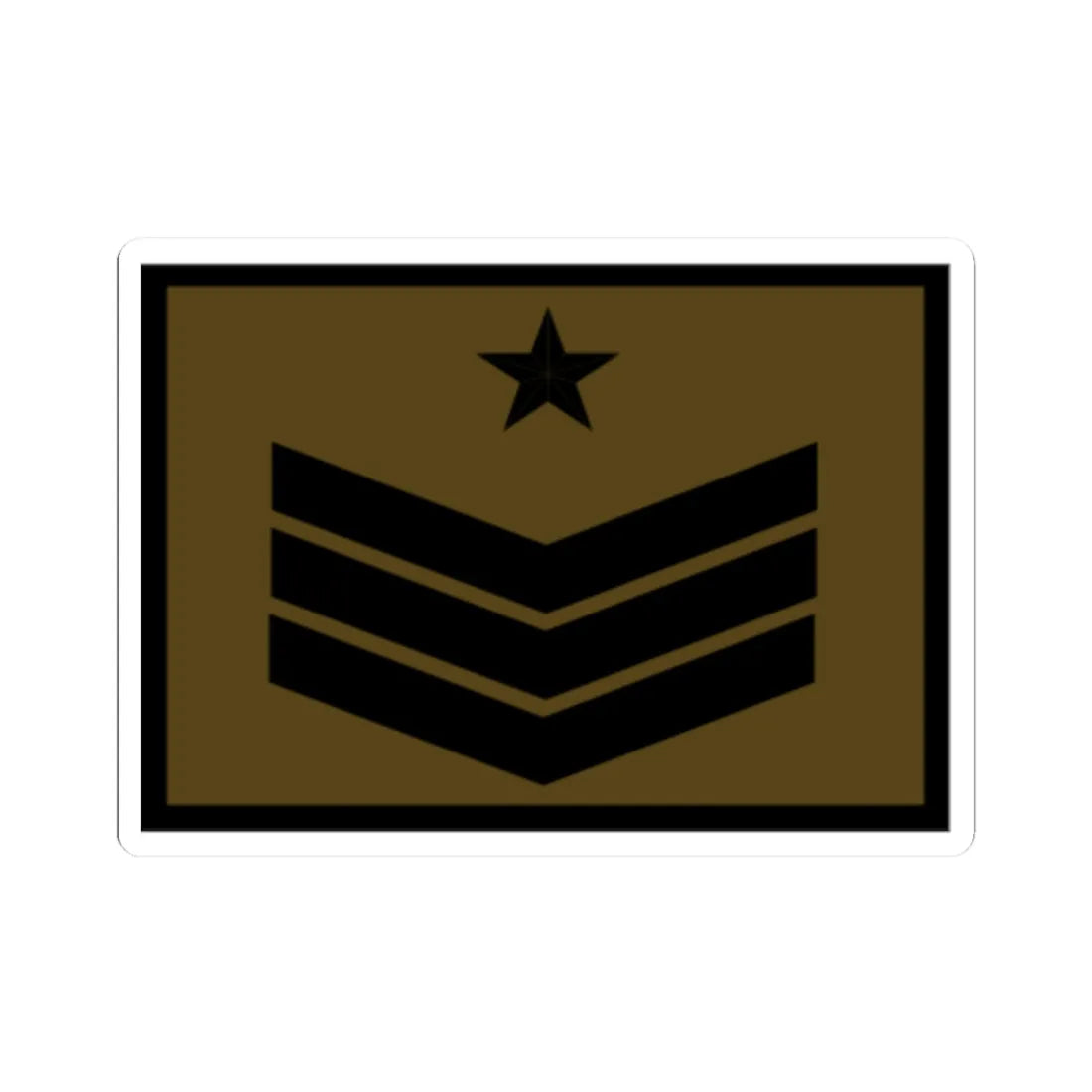 PNI.7.CARAB.CAMPAÑA.SOM (Chile) (Military Rank) STICKER Vinyl Kiss-Cut Decal 2 Inch White - The Sticker Space
