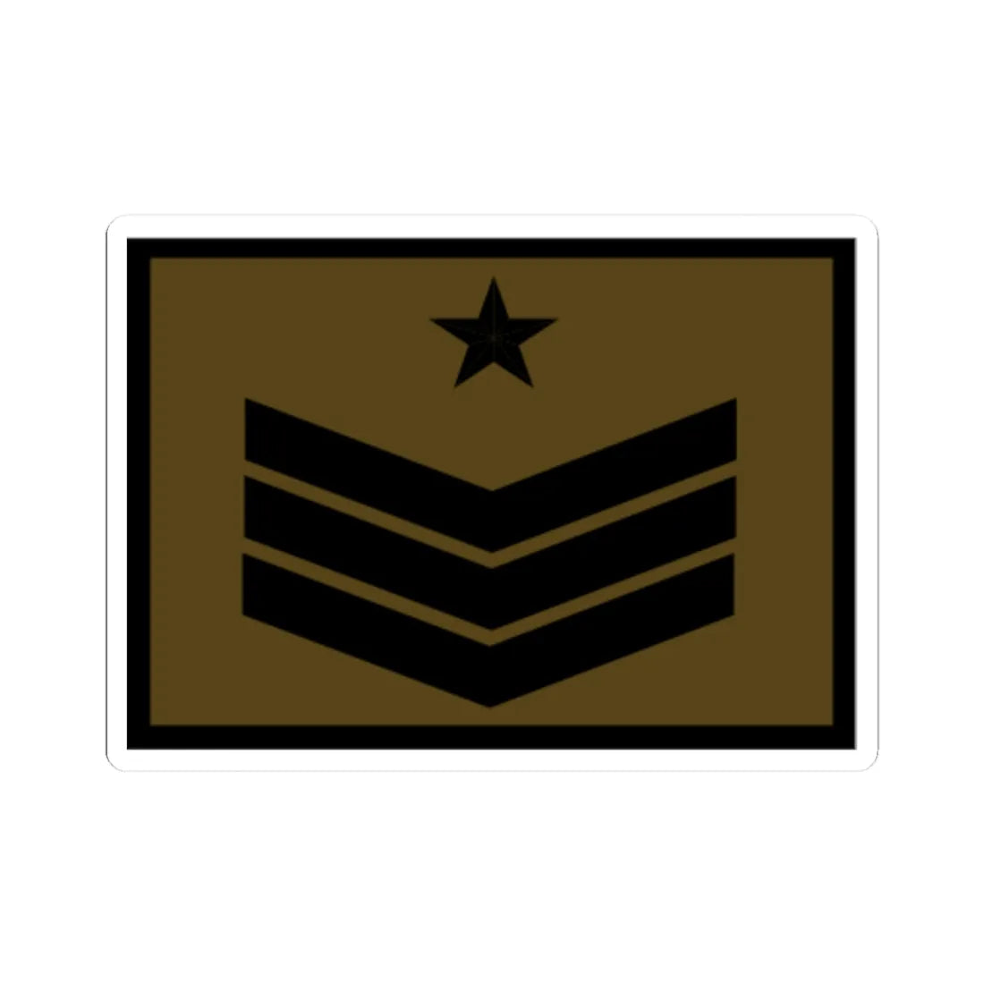 PNI.7.CARAB.CAMPAÑA.SOM (Chile) (Military Rank) STICKER Vinyl Kiss-Cut Decal 3 Inch White - The Sticker Space