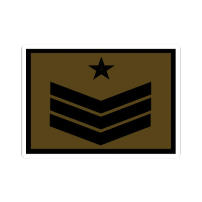 PNI.7.CARAB.CAMPAÑA.SOM (Chile) (Military Rank) STICKER Vinyl Kiss-Cut Decal 3 Inch White - The Sticker Space
