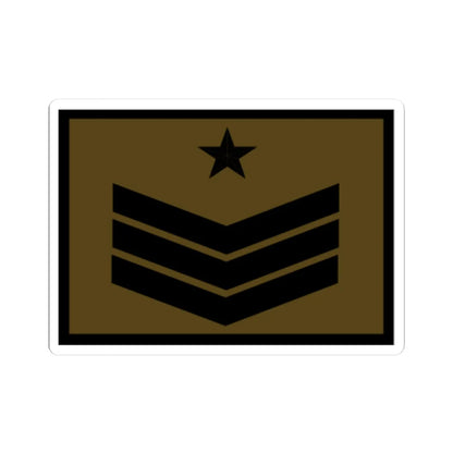 PNI.7.CARAB.CAMPAÑA.SOM (Chile) (Military Rank) STICKER Vinyl Kiss-Cut Decal 4 Inch White - The Sticker Space