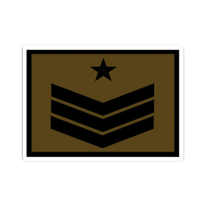 PNI.7.CARAB.CAMPAÑA.SOM (Chile) (Military Rank) STICKER Vinyl Kiss-Cut Decal 6 Inch White - The Sticker Space