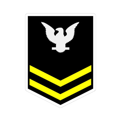 PO2 GC winter (United States) (Military Rank) STICKER Vinyl Kiss-Cut Decal 4 Inch White - The Sticker Space