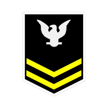 PO2 GC winter (United States) (Military Rank) STICKER Vinyl Kiss-Cut Decal 6 Inch White - The Sticker Space