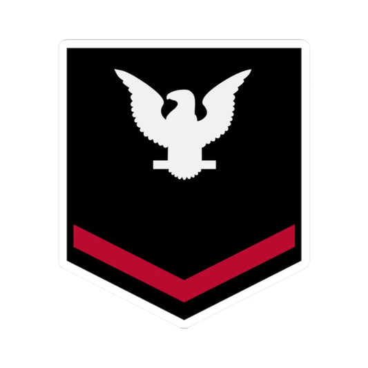 PO3 NOGC winter (United States) (Military Rank) STICKER Vinyl Kiss-Cut Decal 2 Inch White - The Sticker Space