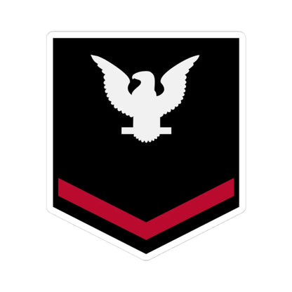 PO3 NOGC winter (United States) (Military Rank) STICKER Vinyl Kiss-Cut Decal 4 Inch White - The Sticker Space