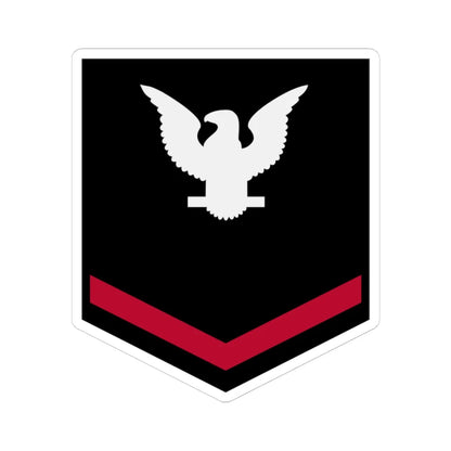 PO3 NOGC winter (United States) (Military Rank) STICKER Vinyl Kiss-Cut Decal 6 Inch White - The Sticker Space