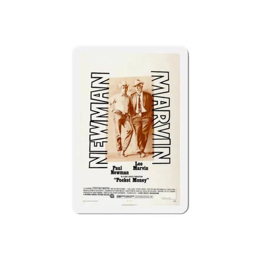 Pocket Money 1972 Movie Poster Refrigerator Magnet 2 Inch - The Sticker Space