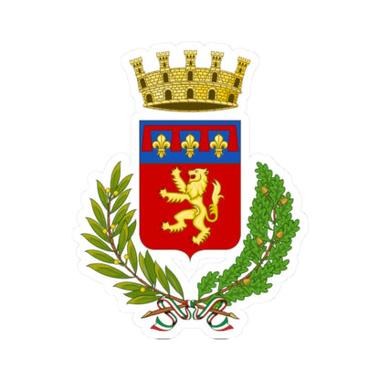 Poggibonsi-Stemma (Italy) (Coat of Arms) STICKER Vinyl Kiss-Cut Decal 2 Inch White - The Sticker Space