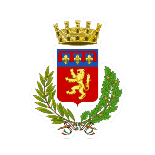 Poggibonsi-Stemma (Italy) (Coat of Arms) STICKER Vinyl Kiss-Cut Decal 2 Inch White - The Sticker Space