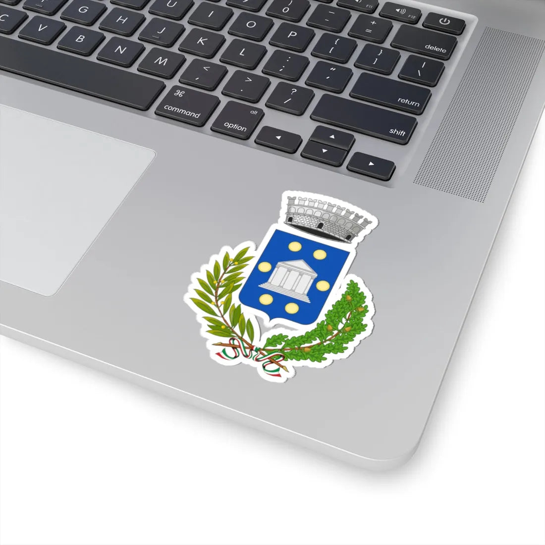 Poggio a Caiano-Stemma2 (Italy) (Coat of Arms) STICKER Vinyl Kiss-Cut Decal - The Sticker Space