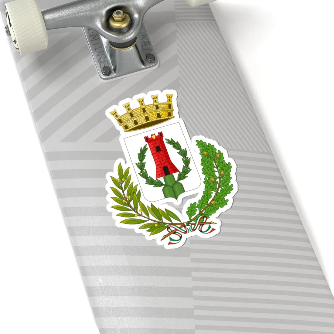 Poggio Mirteto-Stemma (Italy) (Coat of Arms) STICKER Vinyl Kiss-Cut Decal - The Sticker Space
