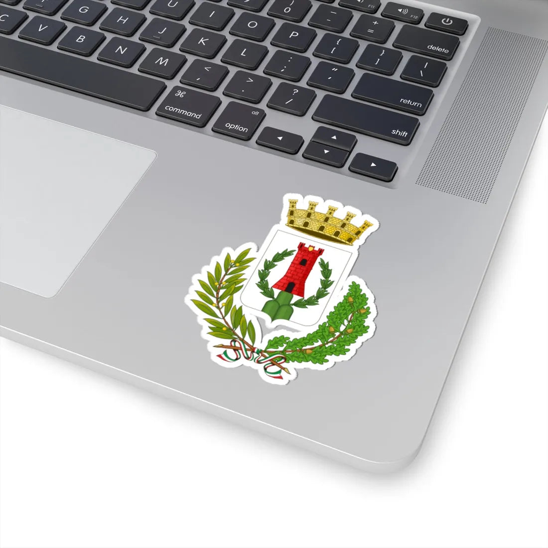 Poggio Mirteto-Stemma (Italy) (Coat of Arms) STICKER Vinyl Kiss-Cut Decal - The Sticker Space