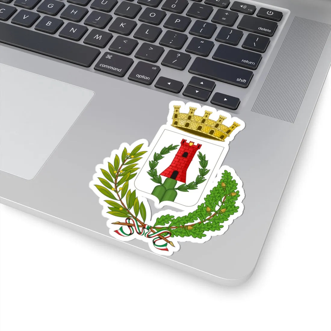 Poggio Mirteto-Stemma (Italy) (Coat of Arms) STICKER Vinyl Kiss-Cut Decal - The Sticker Space