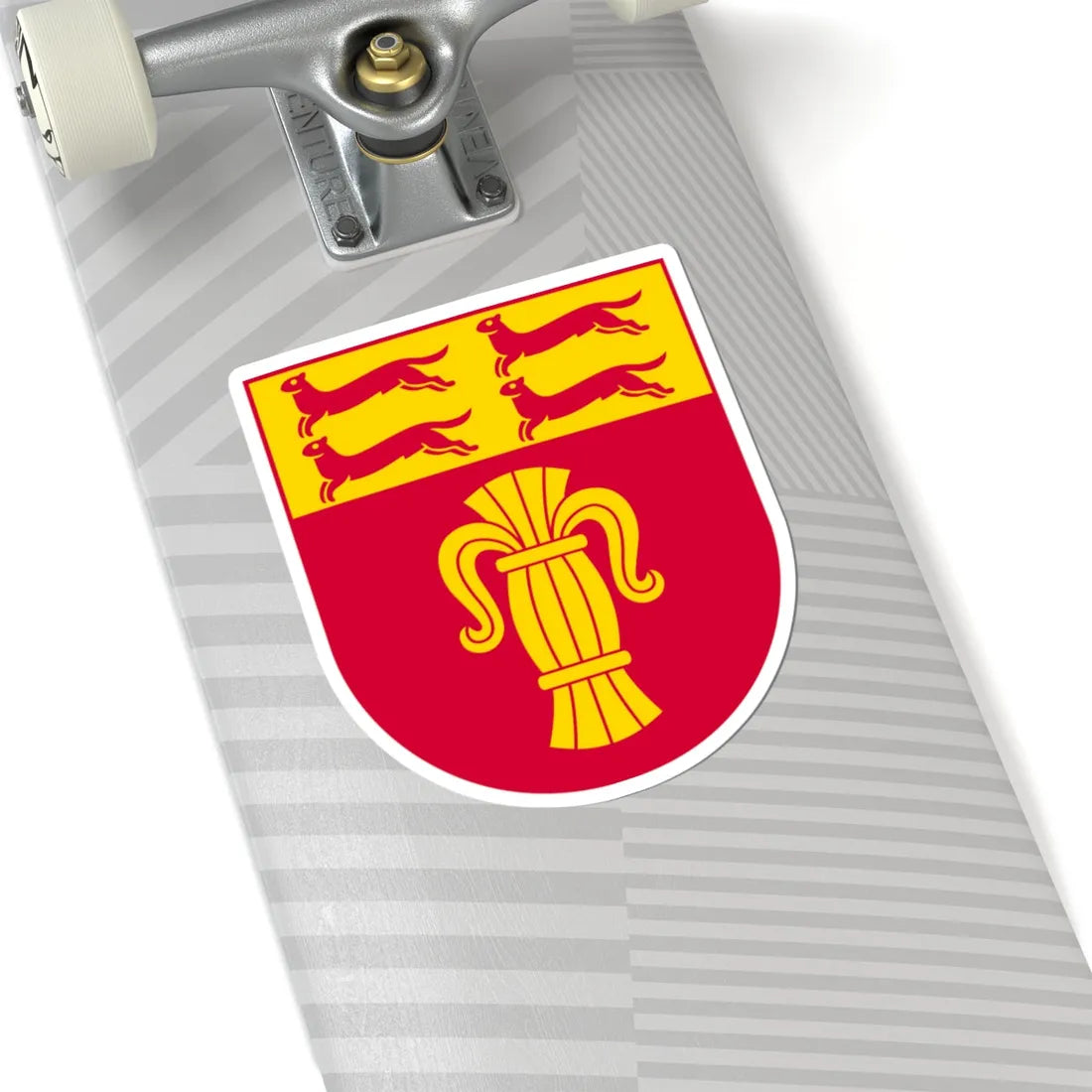 Pohjanmaan maakunnan vaakuna (Finland) (Coat of Arms) STICKER Vinyl Kiss-Cut Decal - The Sticker Space