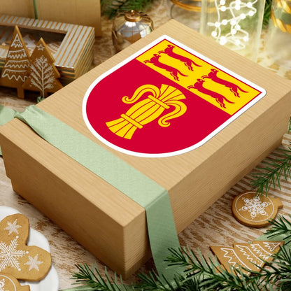 Pohjanmaan maakunnan vaakuna (Finland) (Coat of Arms) STICKER Vinyl Kiss-Cut Decal - The Sticker Space