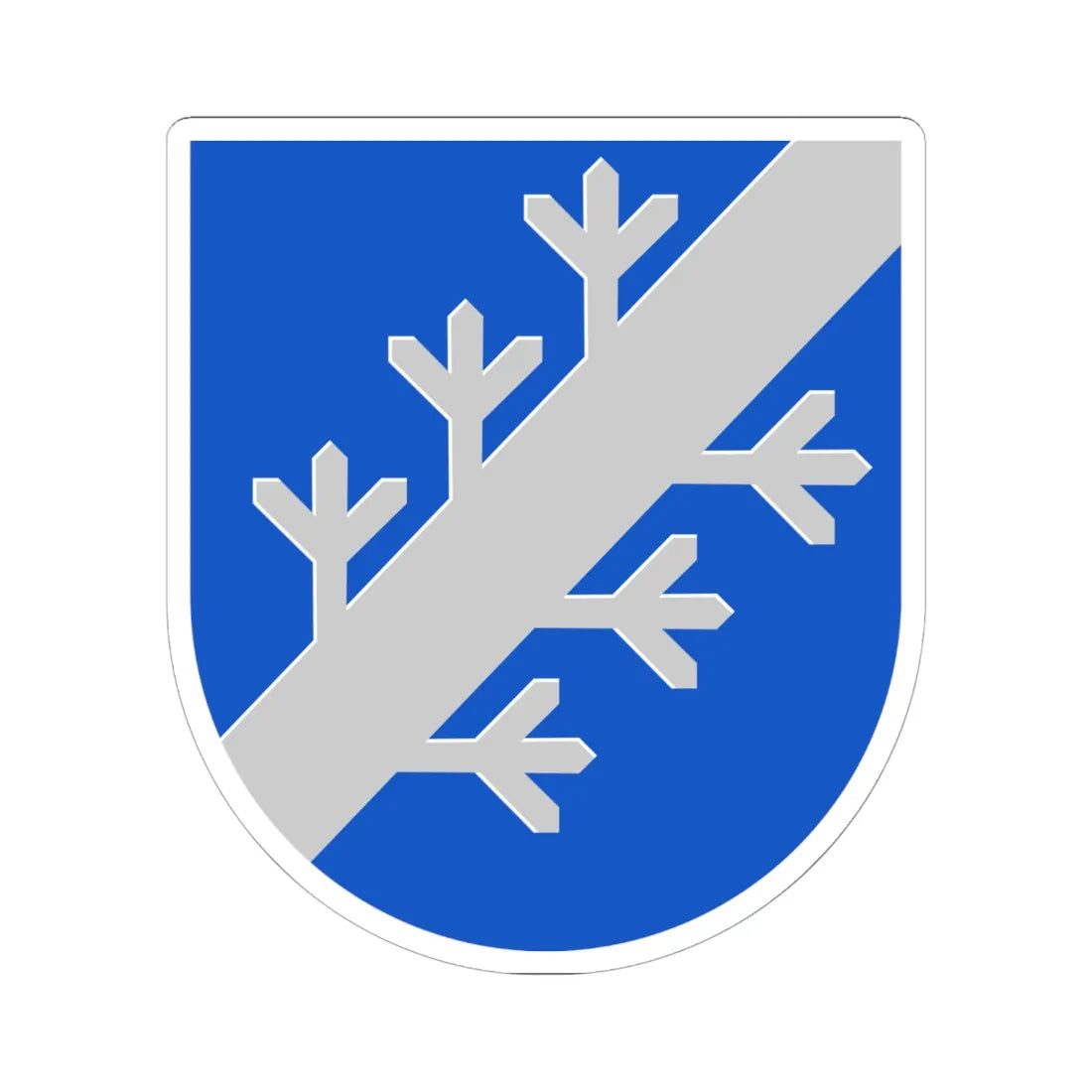 Pohjaslahti.vaakuna (Finland) (Coat of Arms) STICKER Vinyl Kiss-Cut Decal 6 Inch White - The Sticker Space