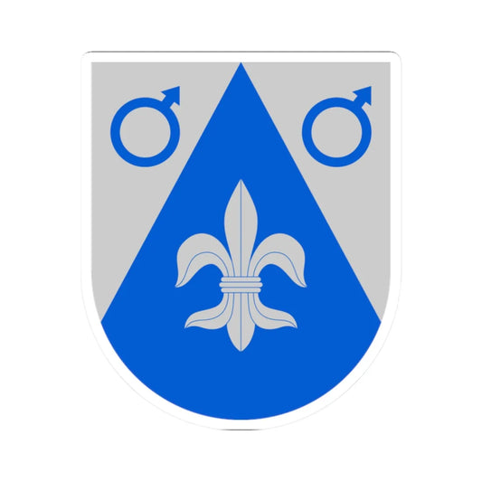 Pohja.vaakuna (Finland) (Coat of Arms) STICKER Vinyl Kiss-Cut Decal 2 Inch White - The Sticker Space