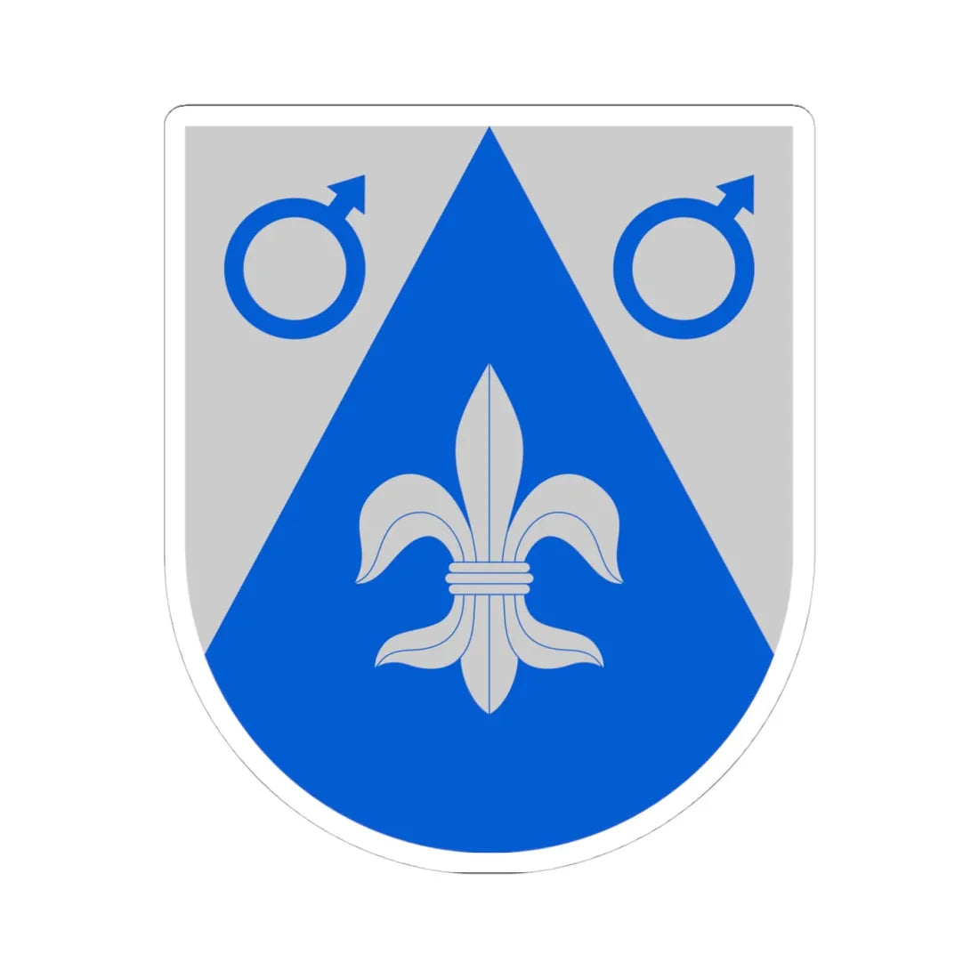 Pohja.vaakuna (Finland) (Coat of Arms) STICKER Vinyl Kiss-Cut Decal 4 Inch White - The Sticker Space