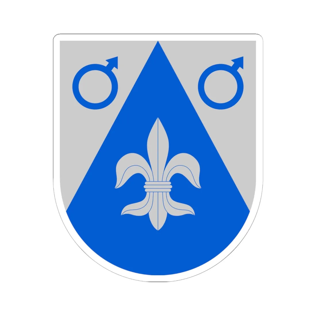 Pohja.vaakuna (Finland) (Coat of Arms) STICKER Vinyl Kiss-Cut Decal 6 Inch White - The Sticker Space