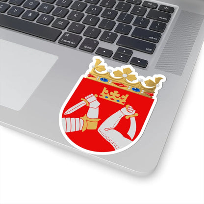 Pohjois-Karjalan lääni.vaakuna (Finland) (Coat of Arms) STICKER Vinyl Kiss-Cut Decal - The Sticker Space