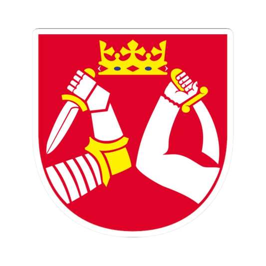 Pohjois-Karjala.vaakuna (Finland) (Coat of Arms) STICKER Vinyl Kiss-Cut Decal 2 Inch White - The Sticker Space