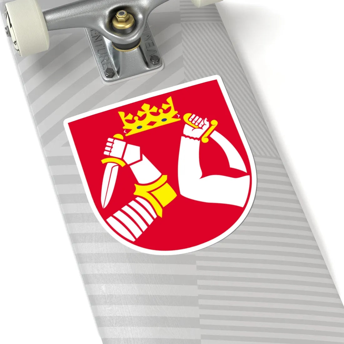 Pohjois-Karjala.vaakuna (Finland) (Coat of Arms) STICKER Vinyl Kiss-Cut Decal - The Sticker Space