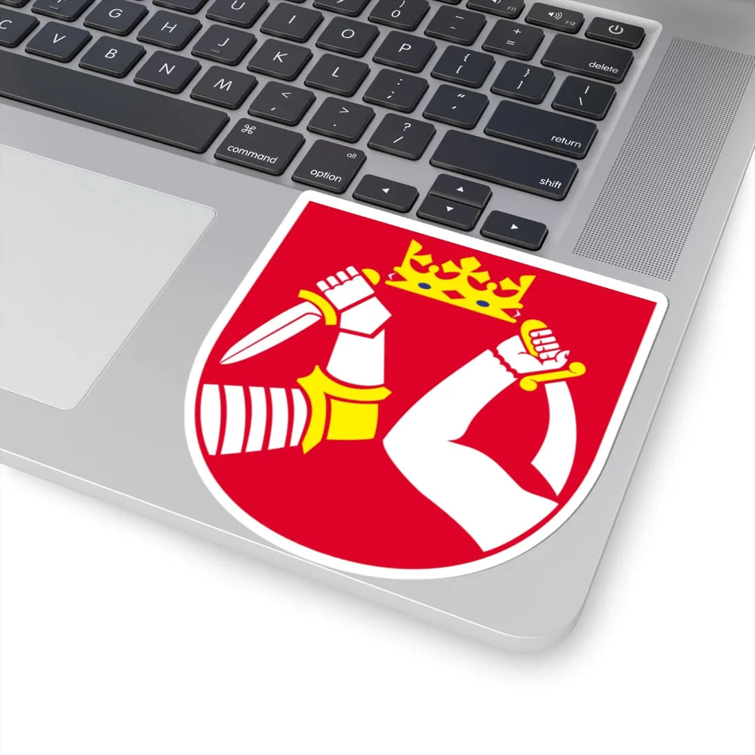 Pohjois-Karjala.vaakuna (Finland) (Coat of Arms) STICKER Vinyl Kiss-Cut Decal - The Sticker Space