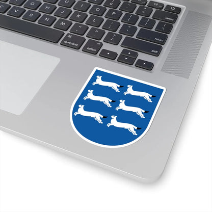Pohjois-Pohjanmaan vaakuna (Finland) (Coat of Arms) STICKER Vinyl Kiss-Cut Decal - The Sticker Space