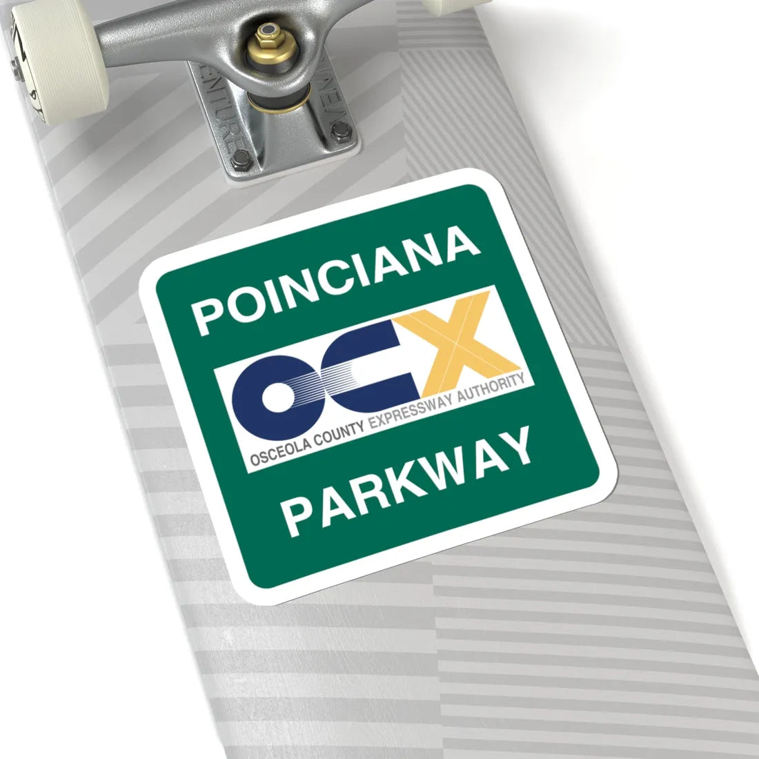 Poinciana Parkway shield (Florida) (Road Sign) STICKER Vinyl Kiss-Cut Decal - The Sticker Space