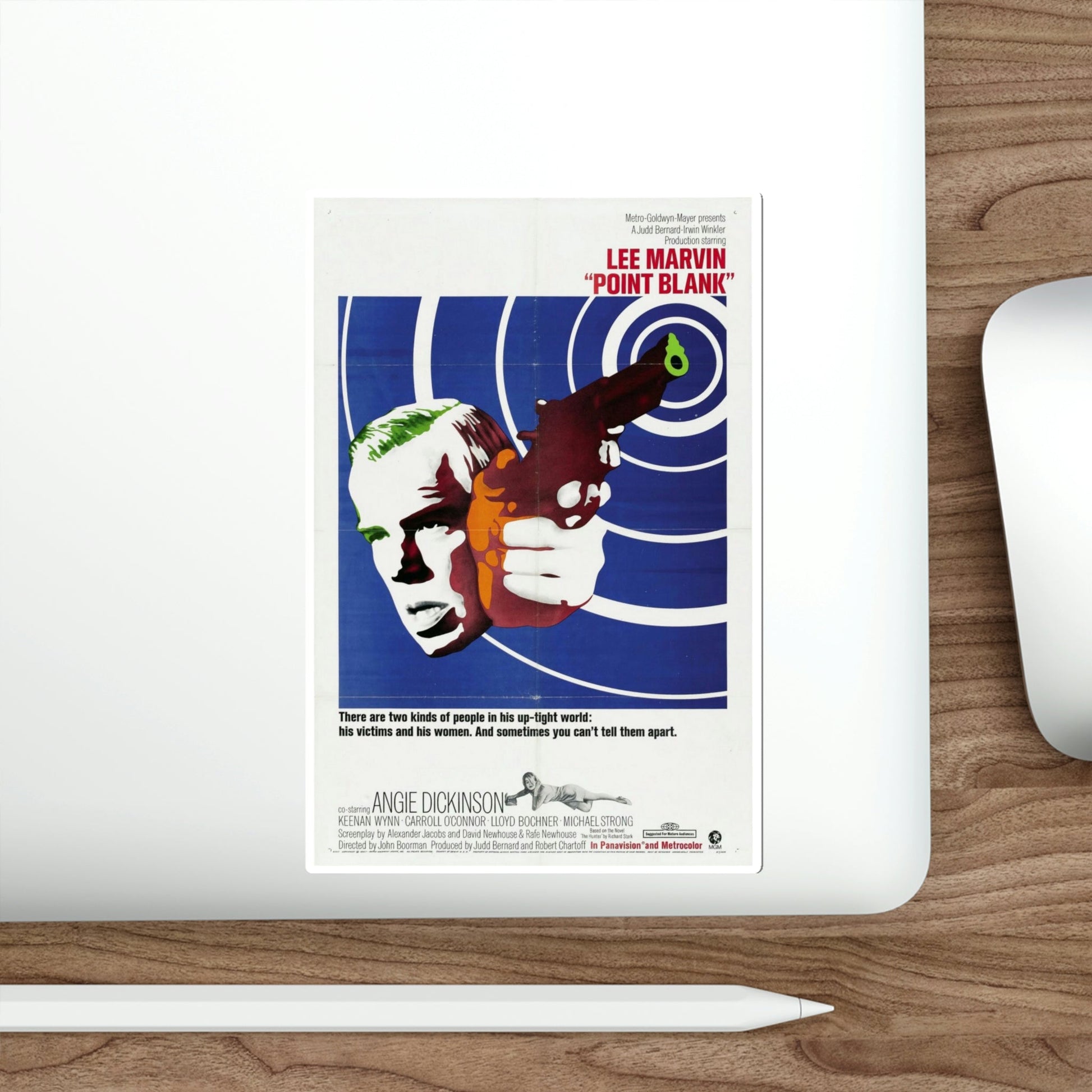 Point Blank 1967 Movie Poster STICKER Vinyl Die-Cut Decal-The Sticker Space