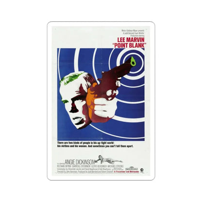 Point Blank 1967 Movie Poster STICKER Vinyl Die-Cut Decal - The Sticker Space