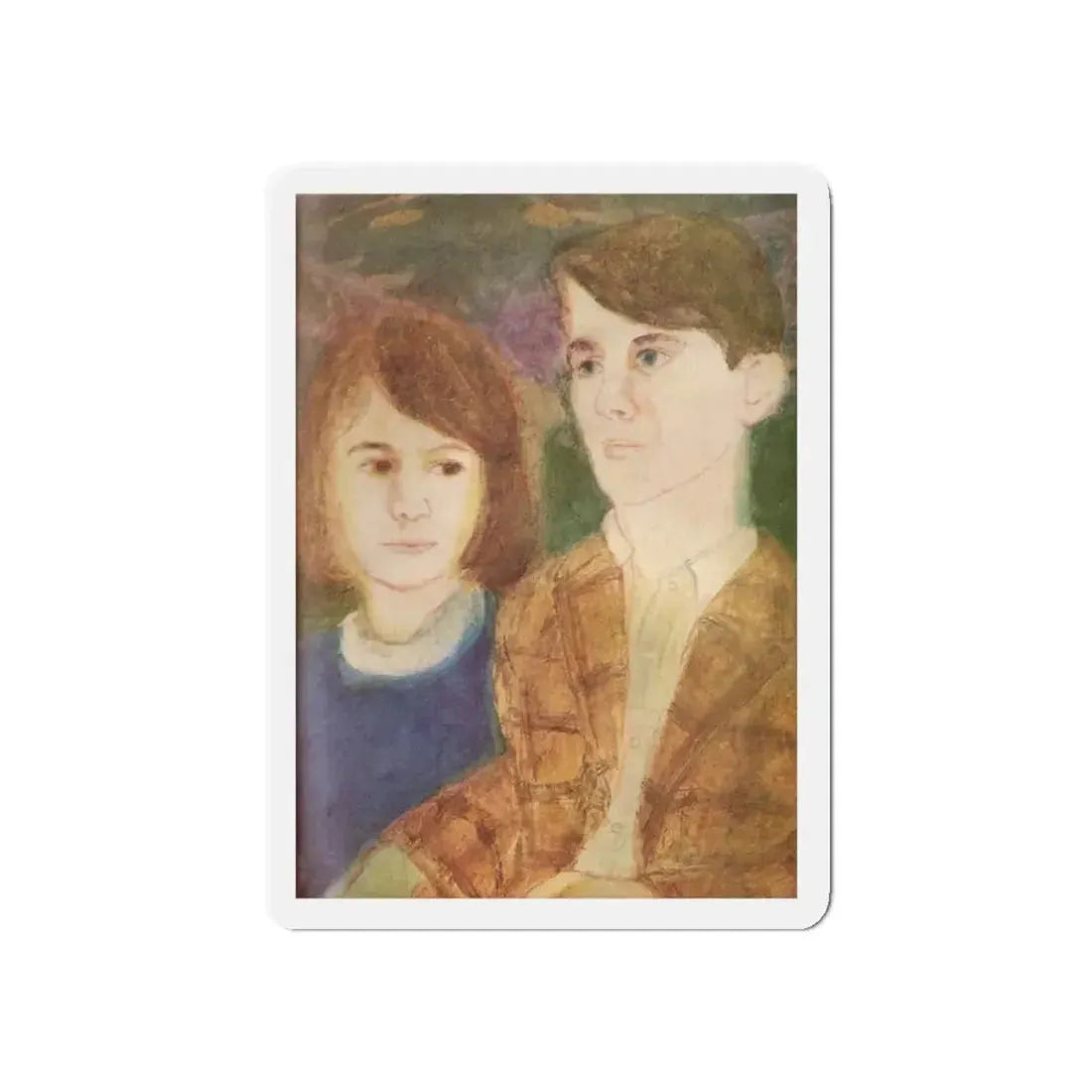 Point of Departure, Redbook, April 1964 (Magazine Illustration) Refrigerator Magnet - The Sticker Space