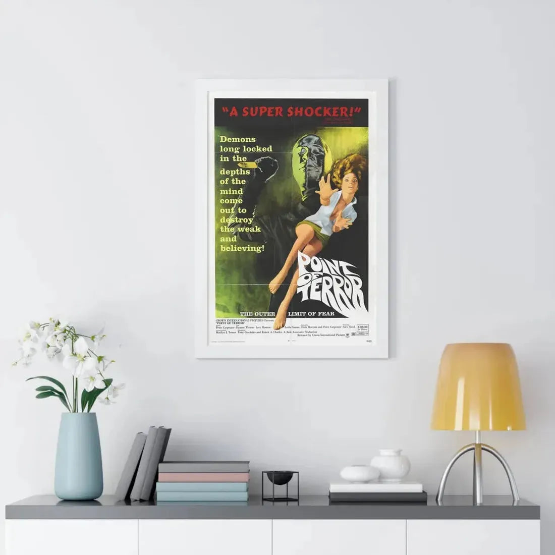 POINT OF TERROR 1971 - Framed Movie Poster - The Sticker Space